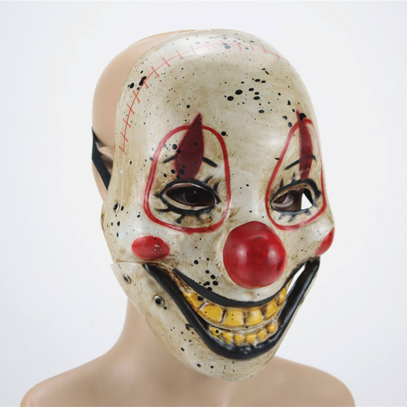 Gruselige Halloween-Clownmaske