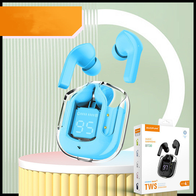 Transparente Bluetooth-Kopfhörer
