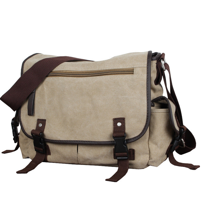 Canvas-Umhängerucksack für Herren „Postman“