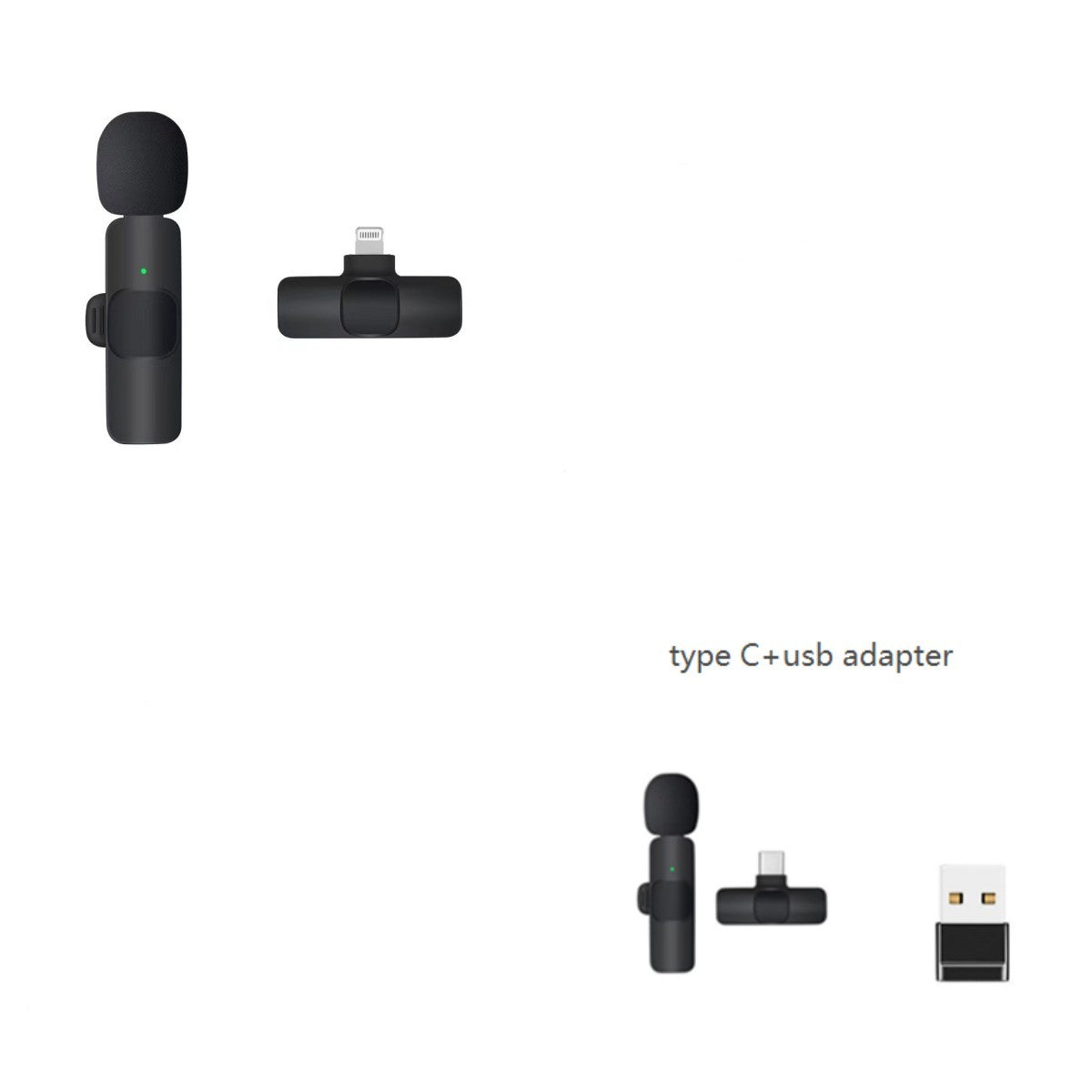 Kabelloses 360° Lavalier Mikrofon für Handy