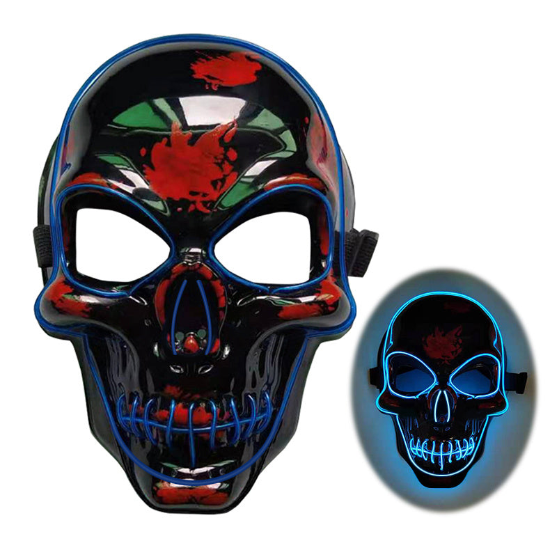Halloween Skelettmaske LED