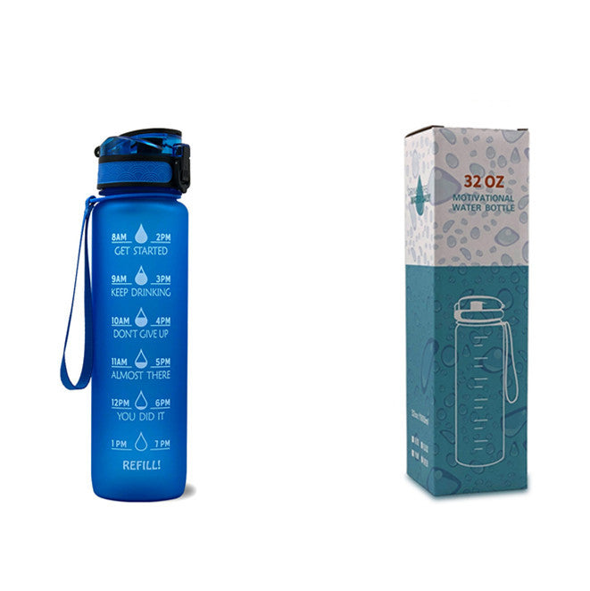 1L Tritan-Wasserflasche mit Zeitmarkierung
