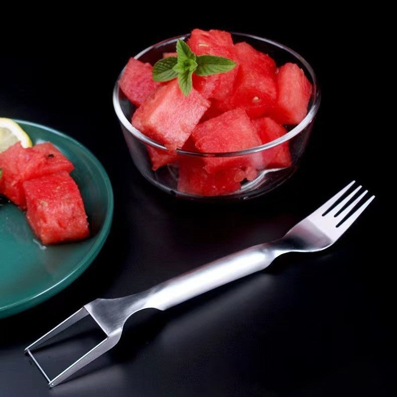 2-in-1-Wassermelonen-Gabelschneider