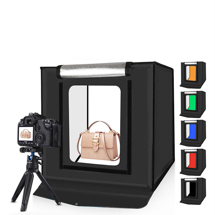 40CM Faltbare Foto-Studio-Box mit LED-Hervorhebung