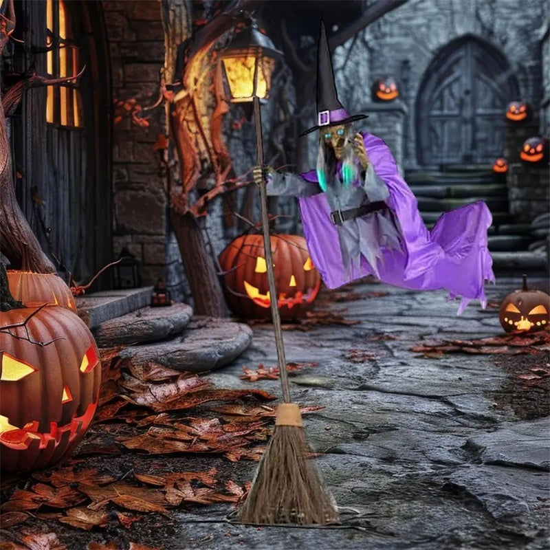 Halloween fliegende Hexe Dekoration