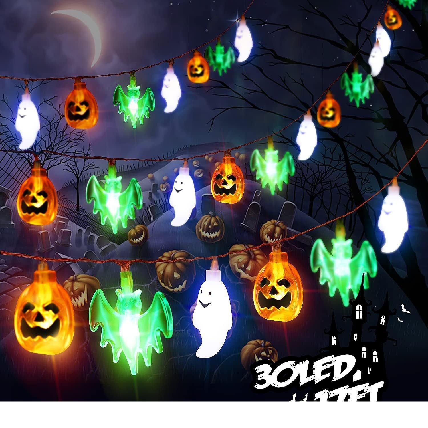 LED Halloween Dekoration Laterne