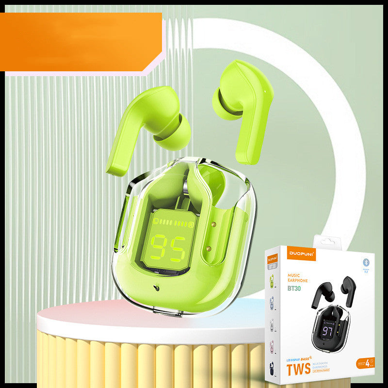 Transparente Bluetooth-Kopfhörer