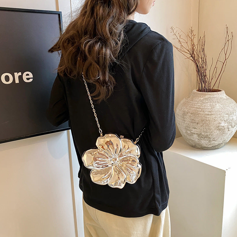Blumen Crossbody Kettentasche