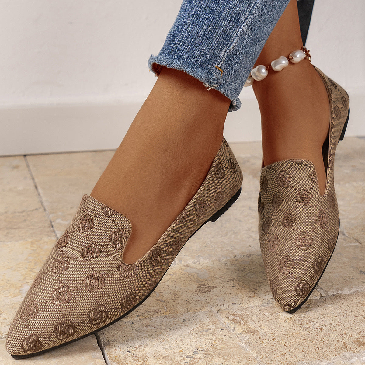 Elegante flache Damenschuhe