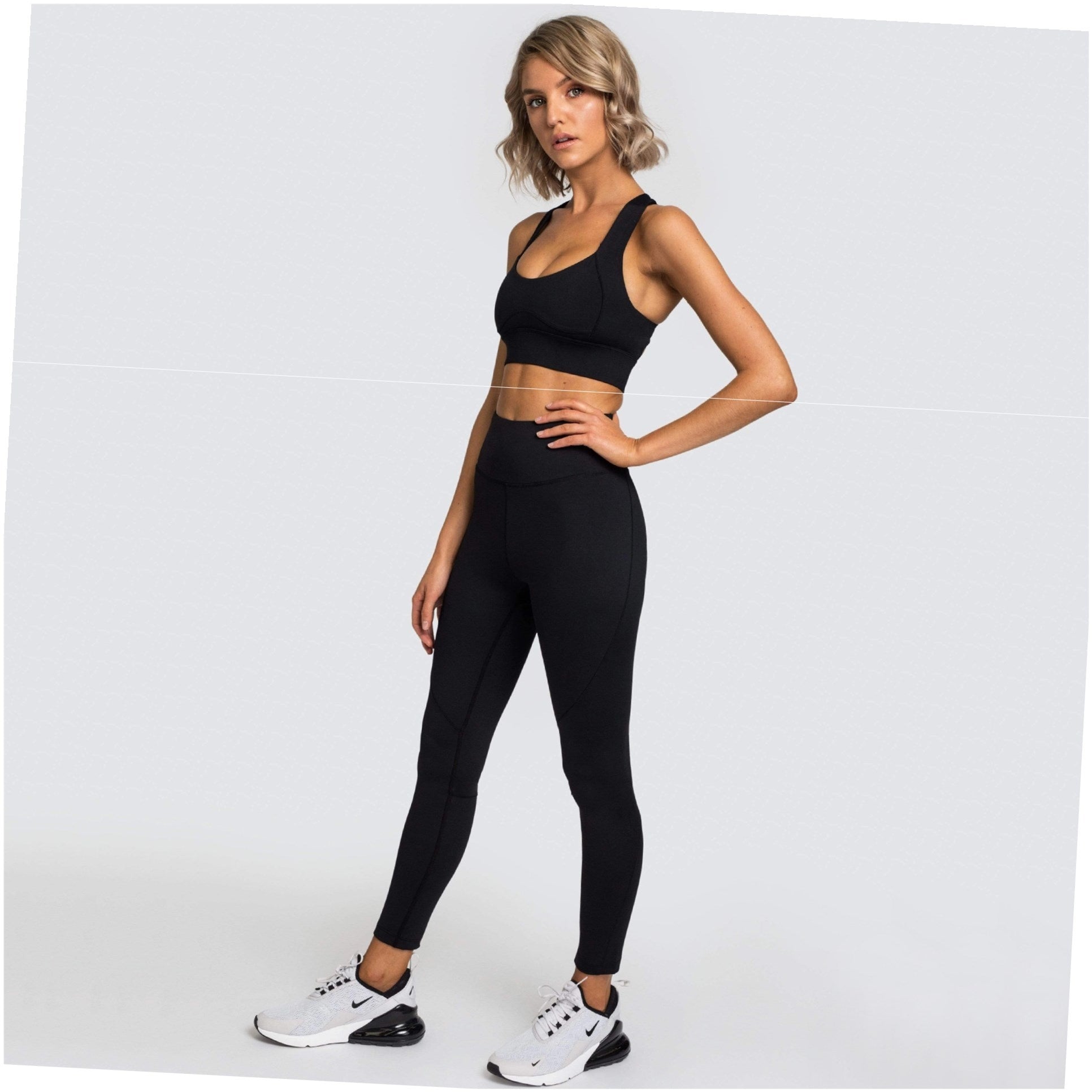 Frauen Stretch Yoga und Fitness Anzug