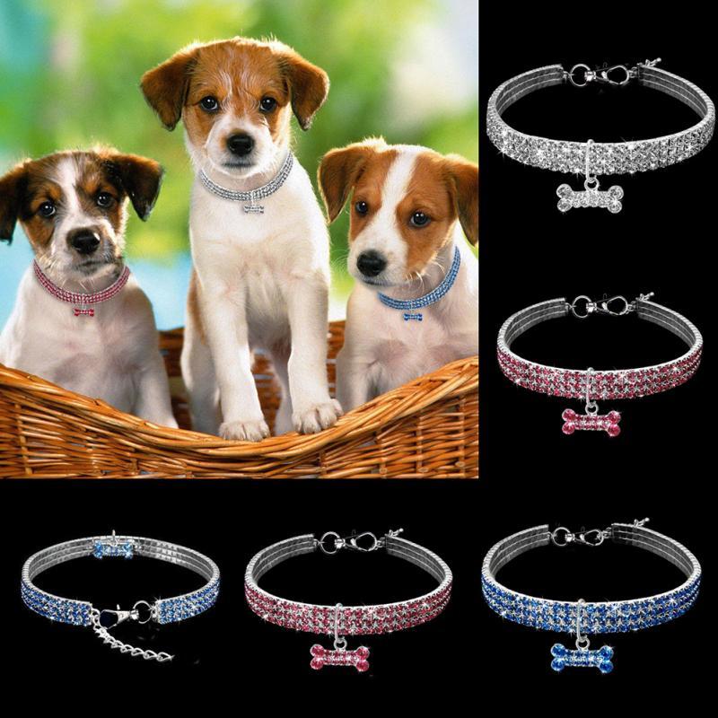 Bling Strass Hundehalsband