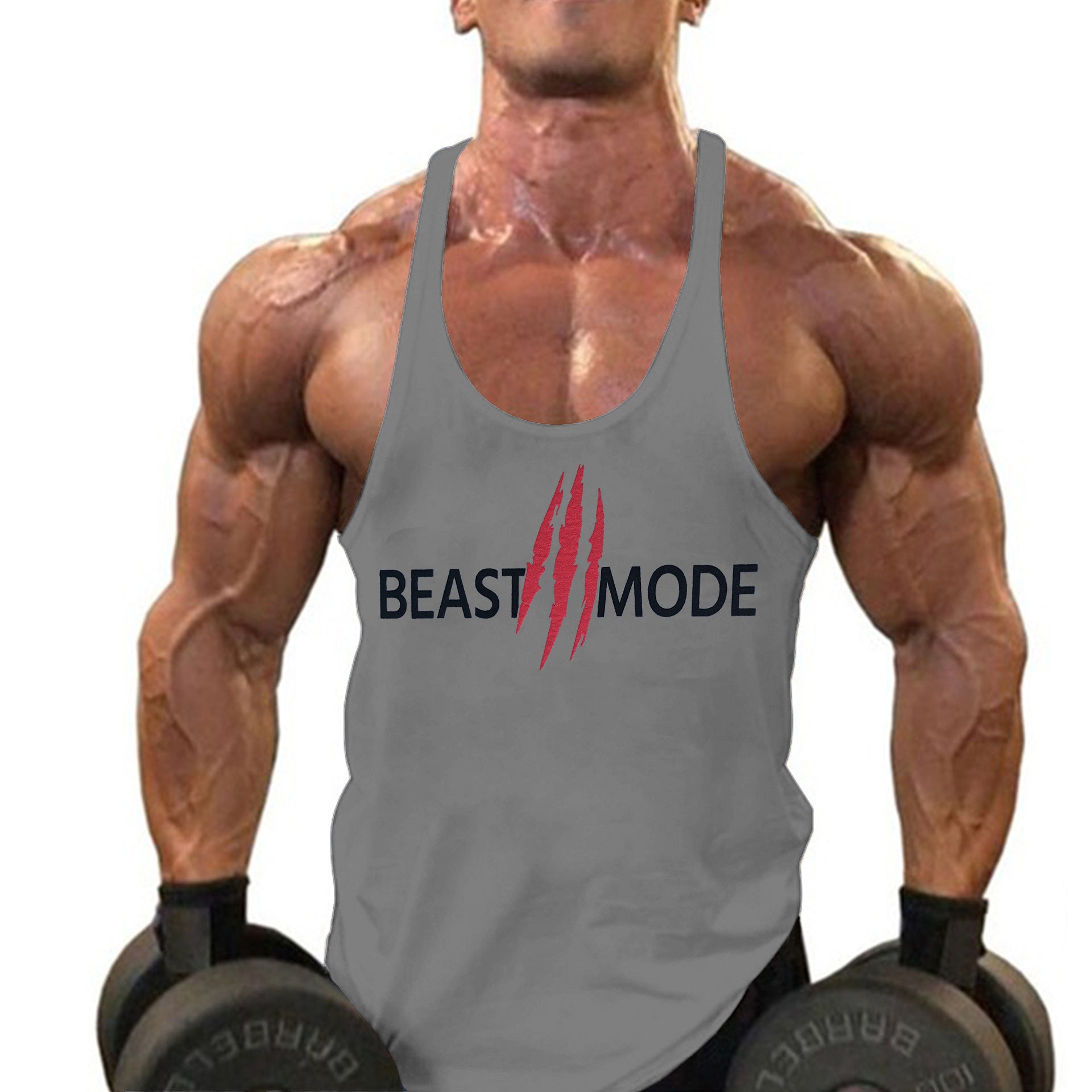 Herren Baumwolle Fitness Tanktop