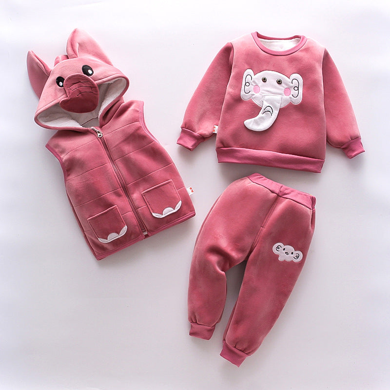 Dreiteilige Baby Bekleidung