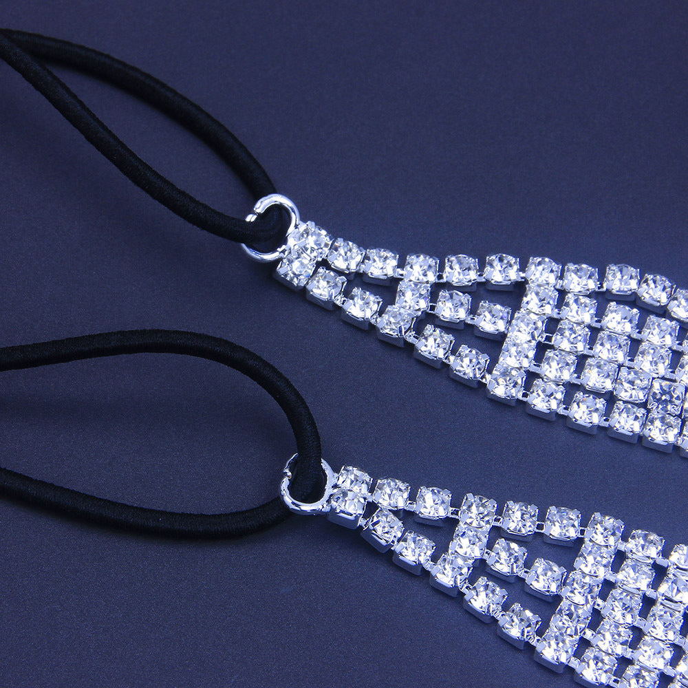Diamond Strass elastisches Stirnband