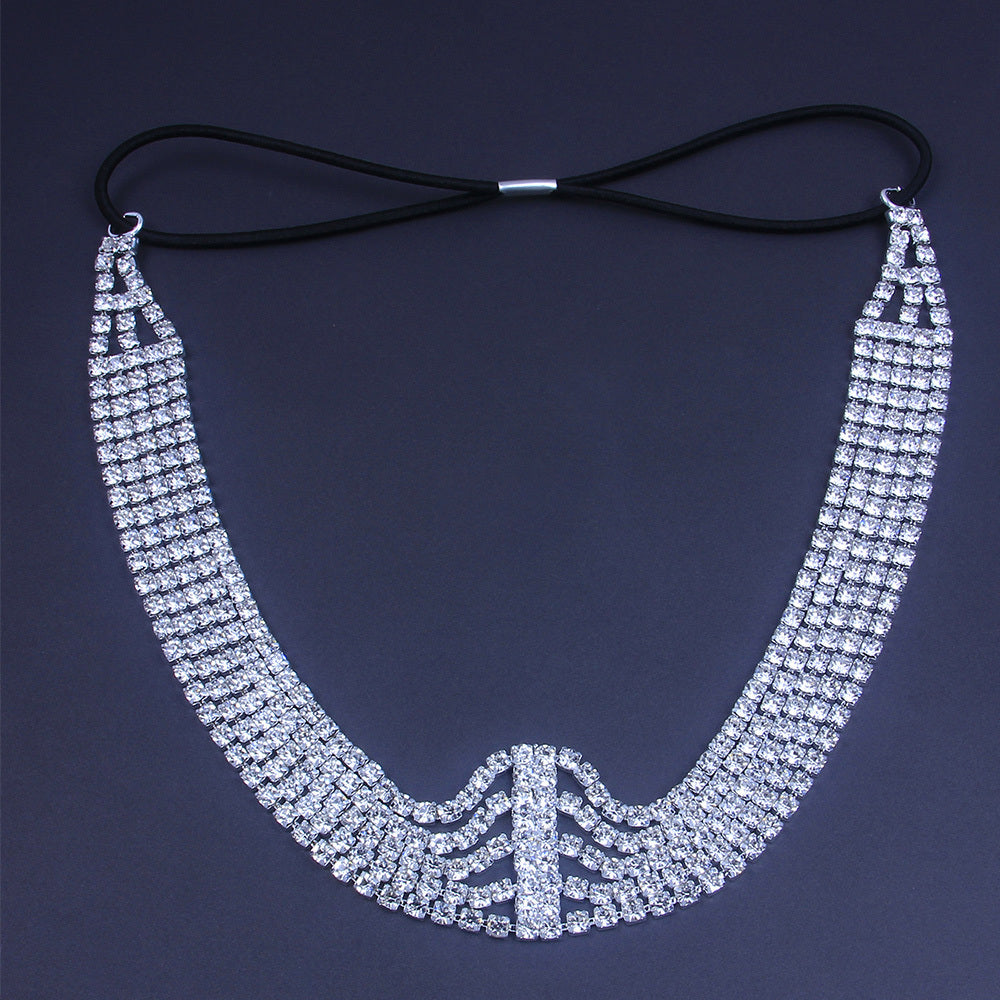 Diamond Strass elastisches Stirnband