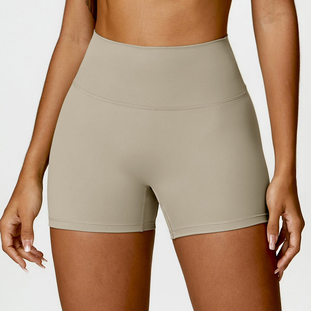 Damen High Waist Yoga - Fitness Shorts