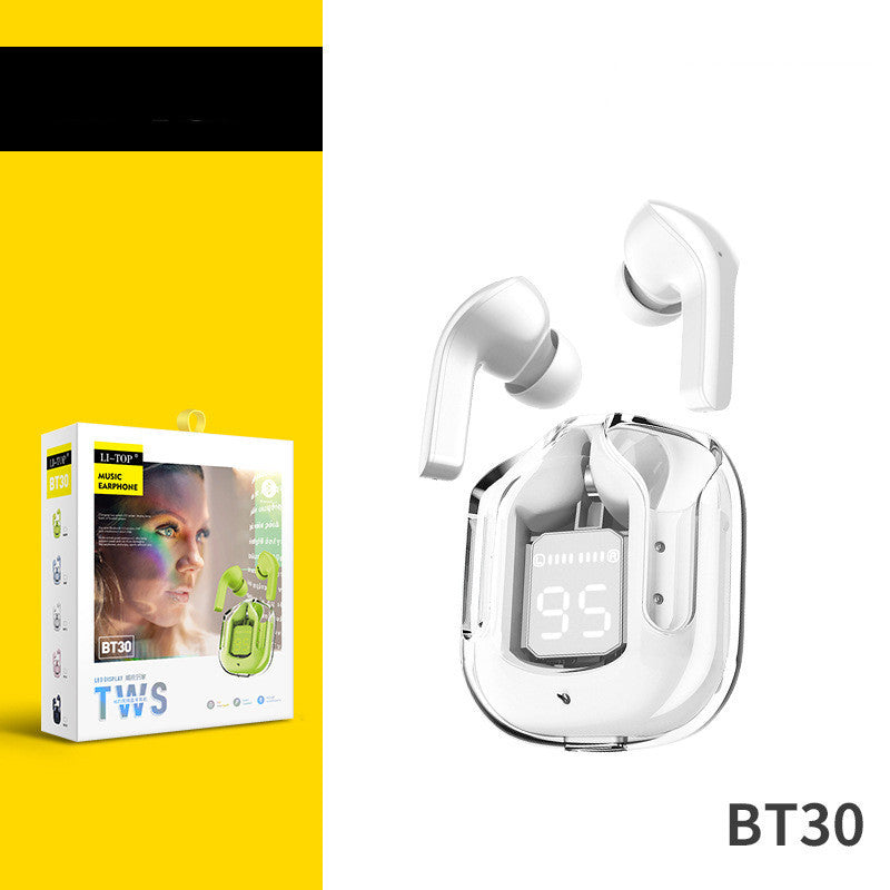 Transparente Bluetooth-Kopfhörer