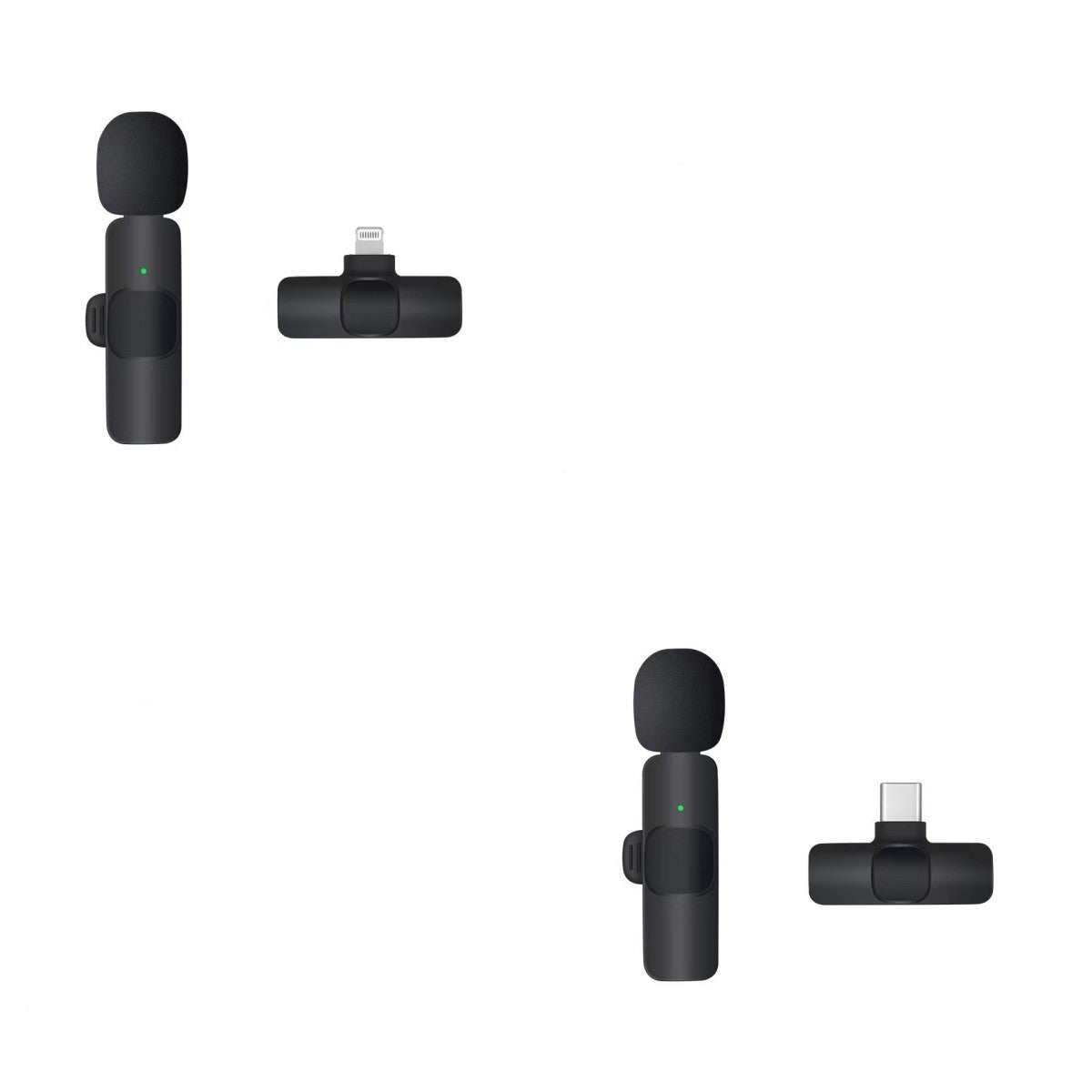 Kabelloses 360° Lavalier Mikrofon für Handy
