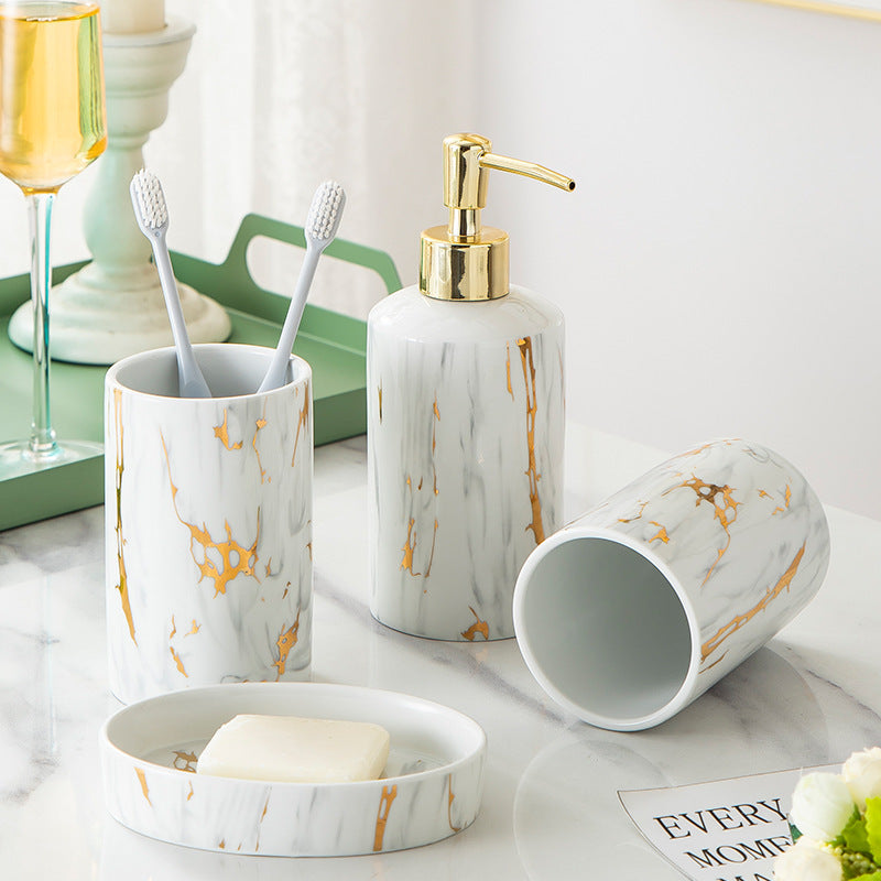 Badezimmer Marmor Set