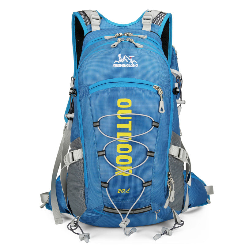 Rucksack zum Radfahren, Wandern, Bergsteigen und Langlaufen, Sport-Laufrucksack, leicht und atmungsaktiv