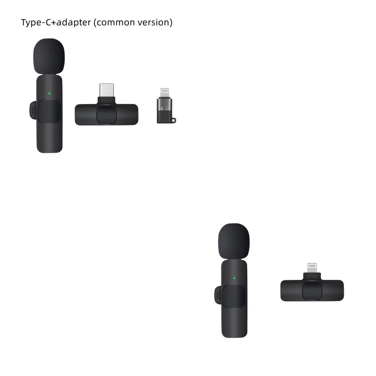 Kabelloses 360° Lavalier Mikrofon für Handy
