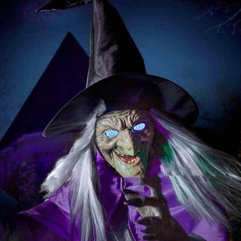 Halloween fliegende Hexe Dekoration
