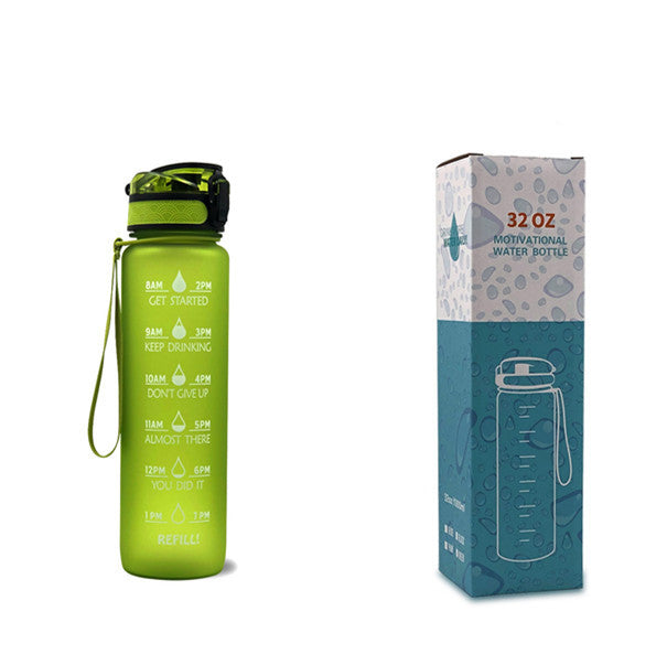 1L Tritan-Wasserflasche mit Zeitmarkierung