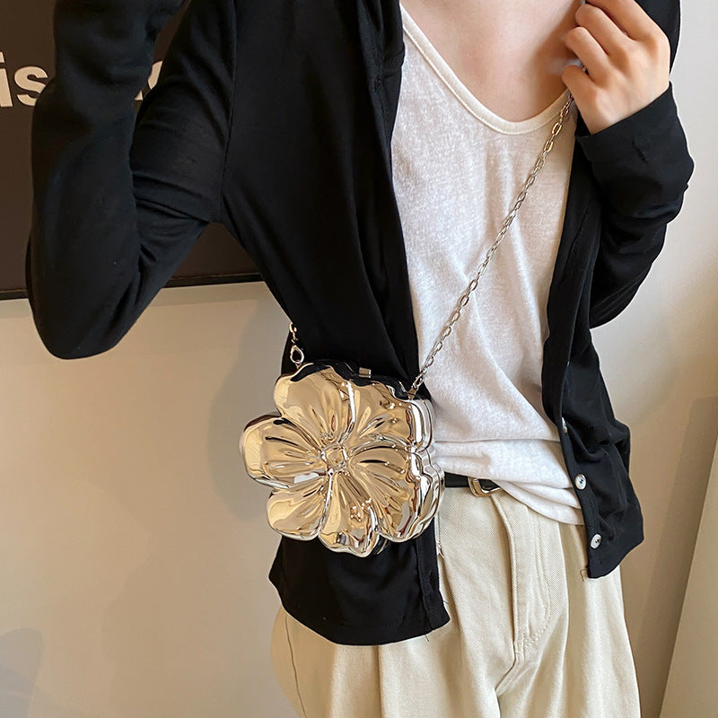 Blumen Crossbody Kettentasche