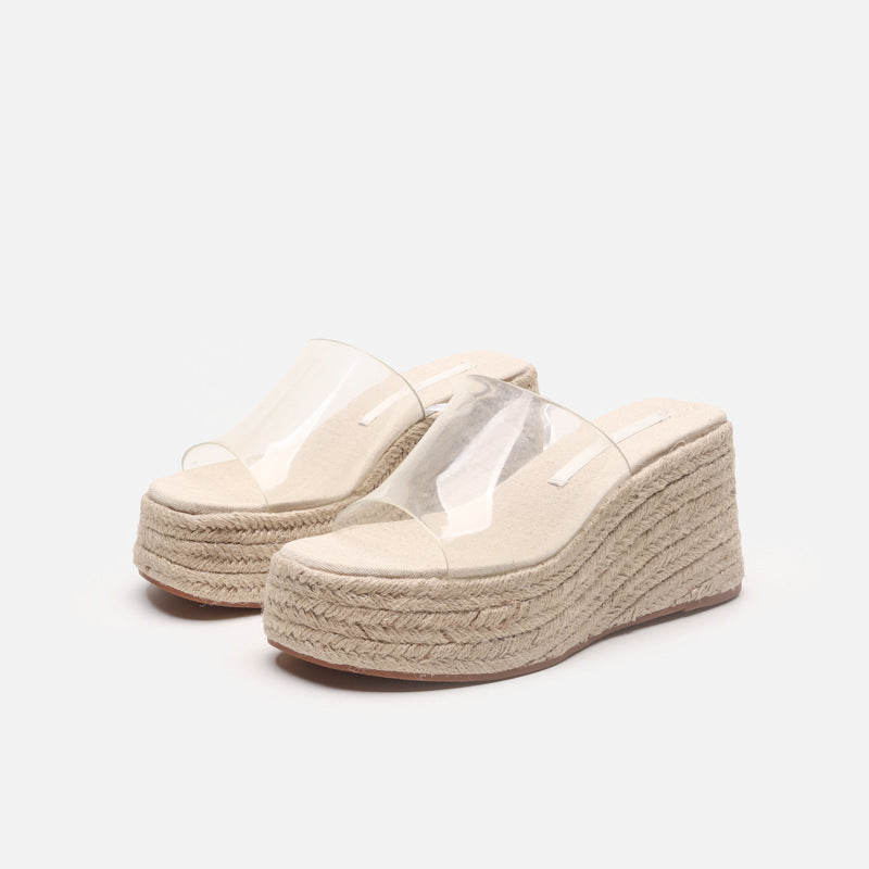 Damen Sandalen mit Keilabsatz