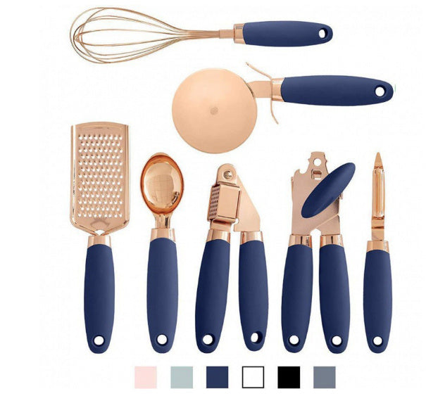 Küchen-Haushaltsschäler-Gadget-Kupferbeschichtungsset