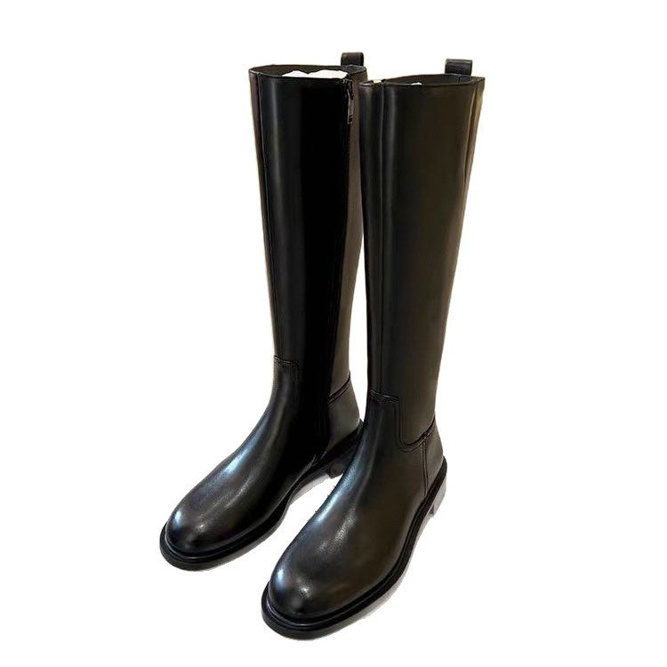 Lange Bikerstiefel