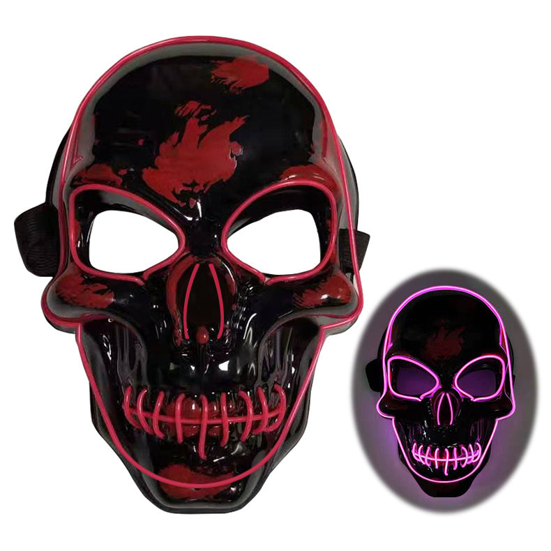 Halloween Skelettmaske LED