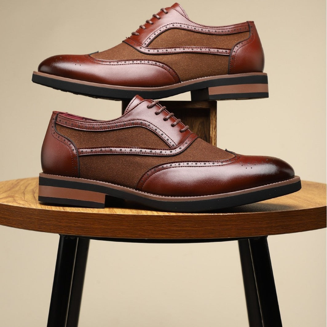 Hochwertige Business-Casual- und bequeme atmungsaktive Lederschuhe für Herren Livello
