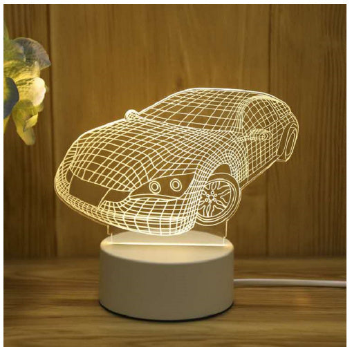 3D Lamp Acrylic USB LED Lights Neon Sign