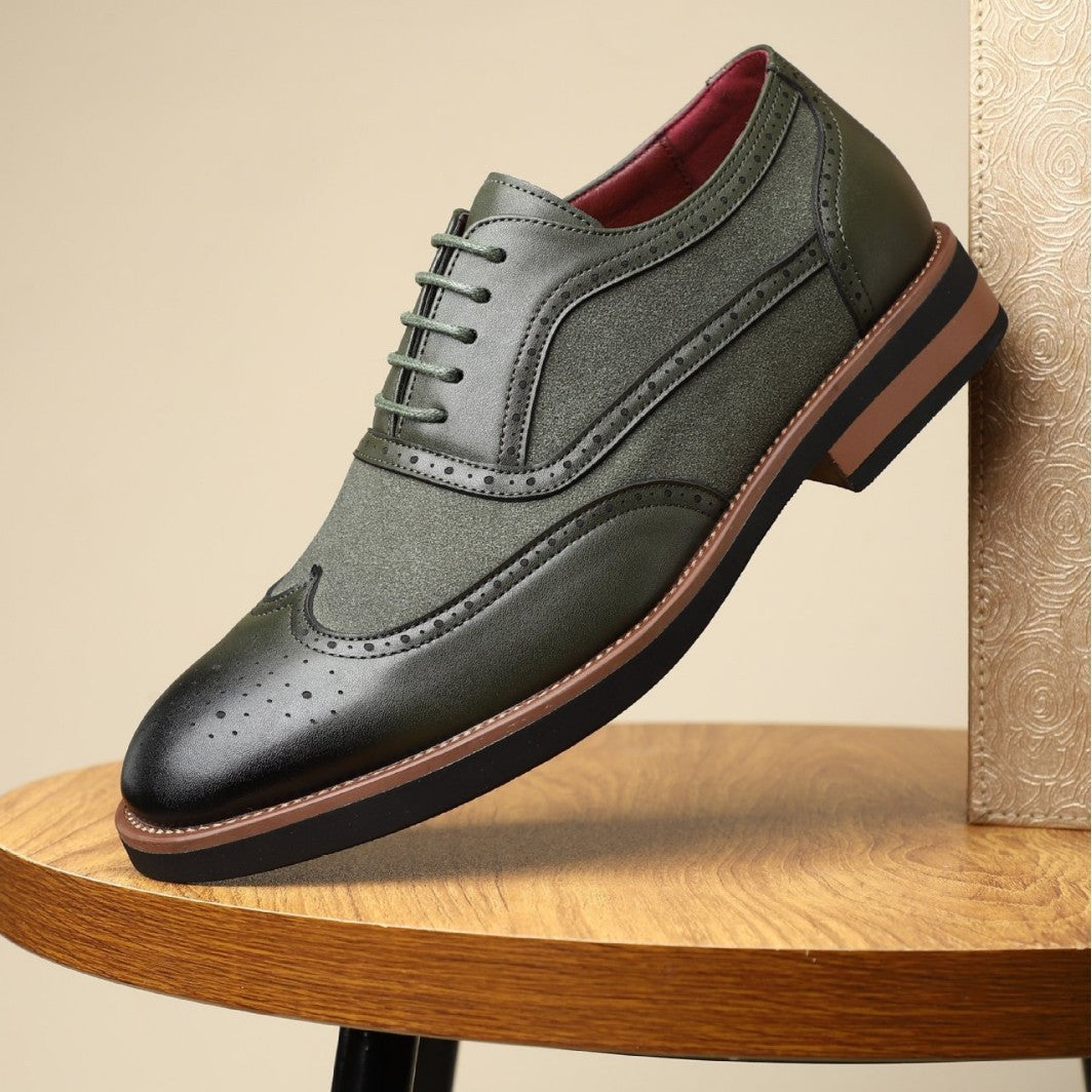Hochwertige Business-Casual- und bequeme atmungsaktive Lederschuhe für Herren Livello