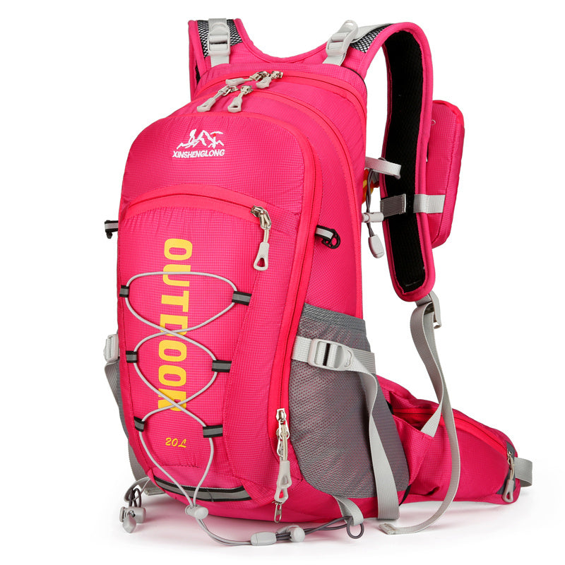Rucksack zum Radfahren, Wandern, Bergsteigen und Langlaufen, Sport-Laufrucksack, leicht und atmungsaktiv