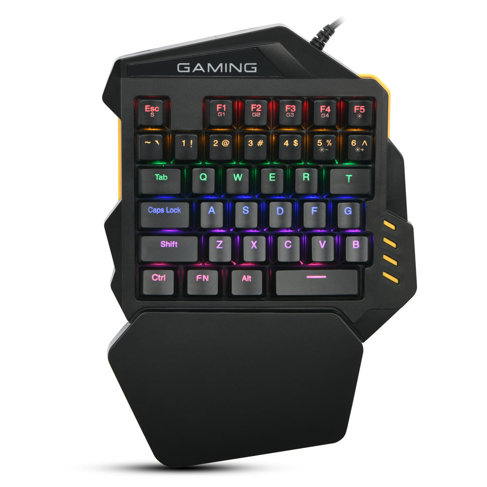 Einhändige RGB-Gaming-Tastatur