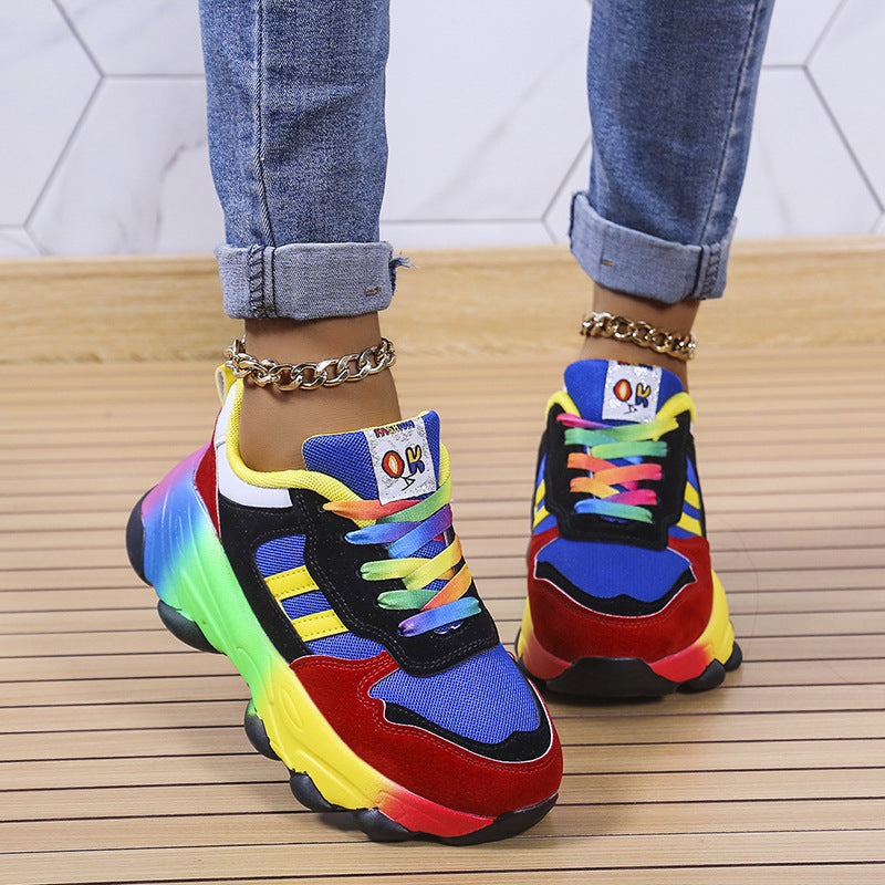 Farbige Fashion Sneakers für Frauen