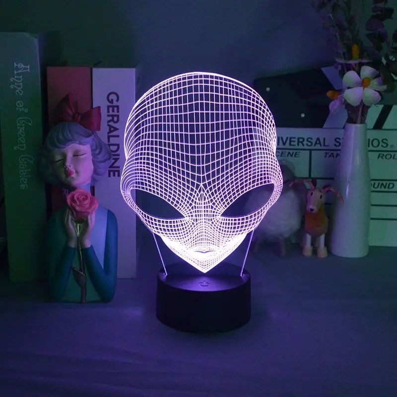 Alien Form 3D Nachtlicht