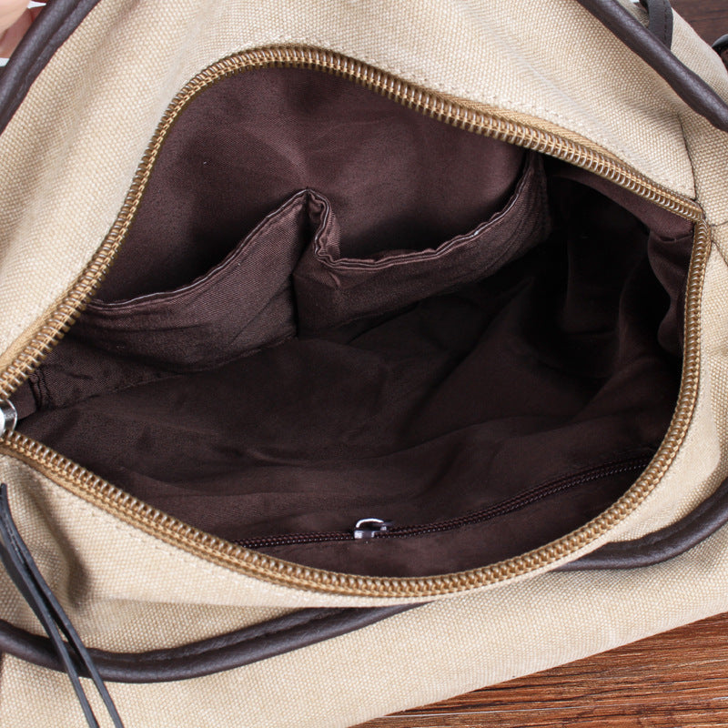 Canvas-Umhängerucksack für Herren „Postman“