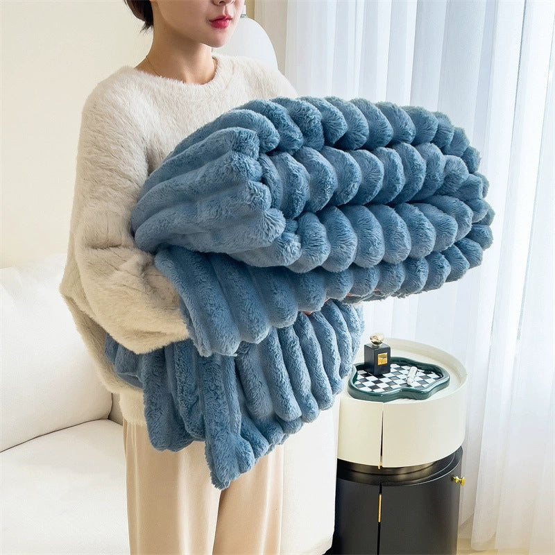 Weiche Windblasen-Samtdecke