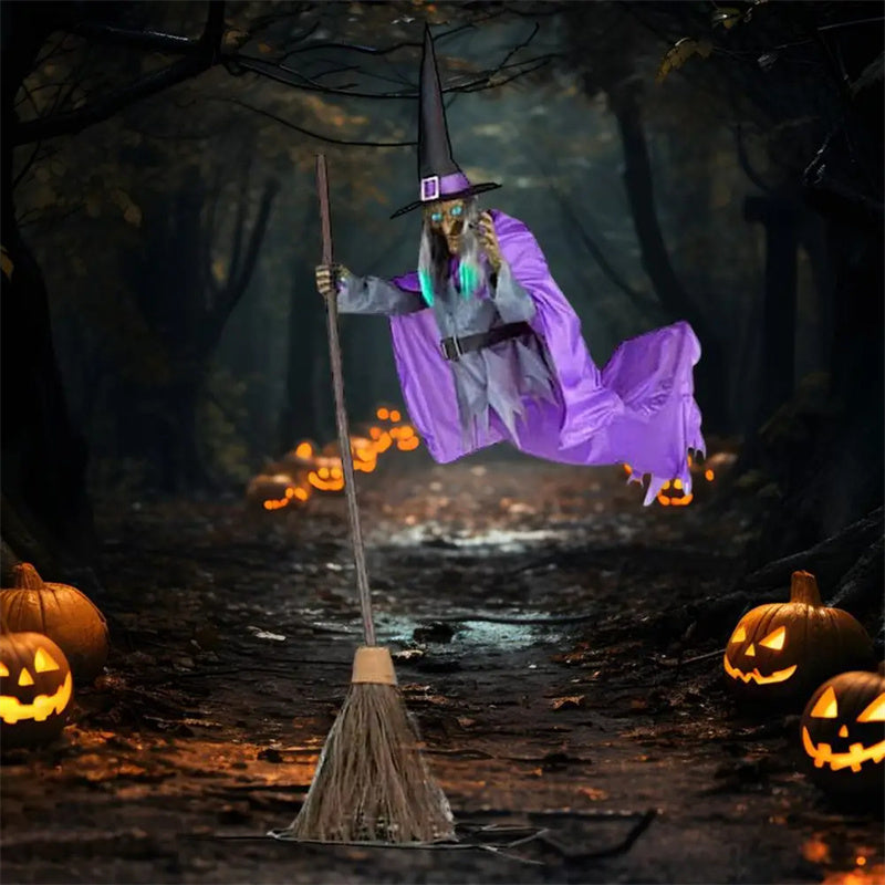 Halloween fliegende Hexe Dekoration