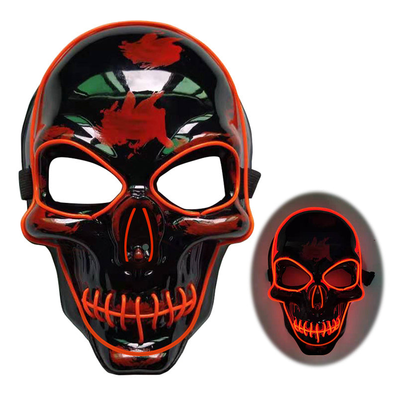 Halloween Skelettmaske LED